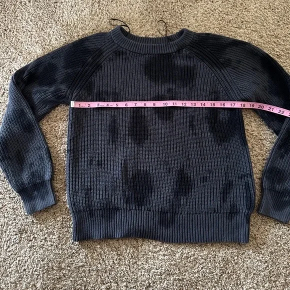 RAILS VENUS in IRON BLACK TIE DYE Sweater Size Medium in cotton/cashmere - Picture 12 of 12